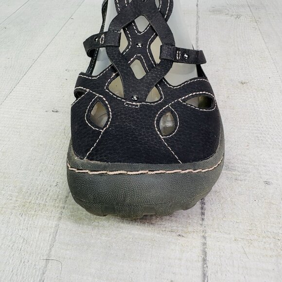 JBU By Jambu SYDNEY Gray Memory Foam Strappy Comfort Casual Flat Shoes Size 9 M - Picture 15 of 16